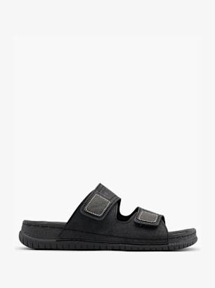 Björndal Sapato de casa aberto Preto