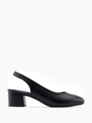 Easy Street Slingback salonarji Črna