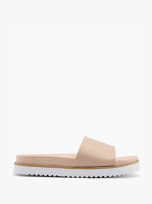 ESPRIT Chinelo com palmilha alta Bege