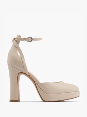 Catwalk Spangenpumps Creme