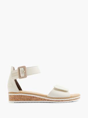 Rieker Sandale Creme
