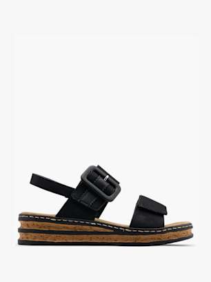 Rieker Sandale Noir