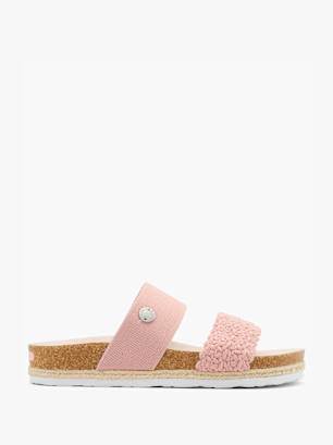 ESPRIT Mélyített talpú papucs pink