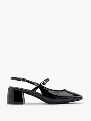Graceland Pantofi sling Negru