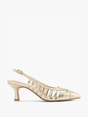 Catwalk Slingback salonke Zlatna