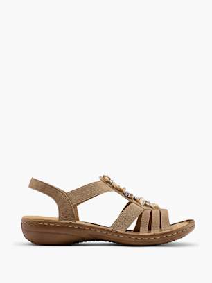 Rieker Sandale Taupe