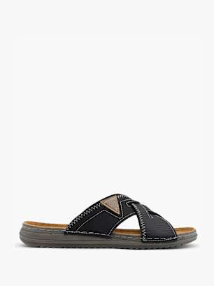 Memphis One Pantolette Schwarz