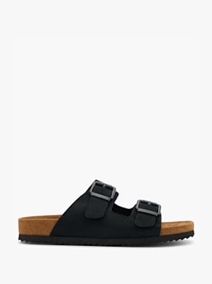 Graceland Chinelo com palmilha alta Preto