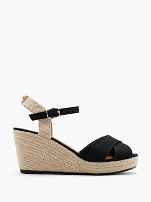 TOM TAILOR Sandale Negru