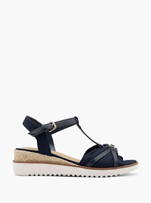 TOM TAILOR Sandalette Blau