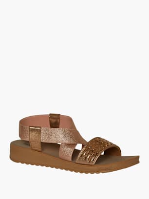 Graceland Sandal Metalik Pembe