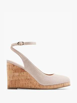 Graceland Tacones con hebilla Beige