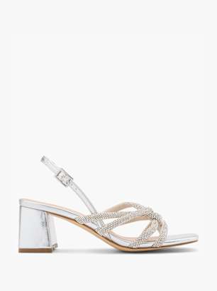 Catwalk Sandalo con tacco Argento