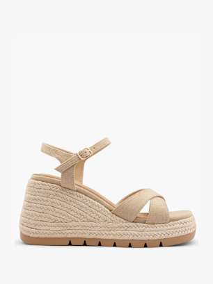Catwalk Högklackad sandal Beige