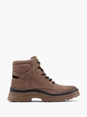 CAFE MODA Snørestøvle Beige