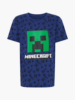Minecraft T-Shirt Blau