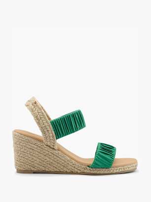 Claudia Ghizzani Højhælet sandal Grøn