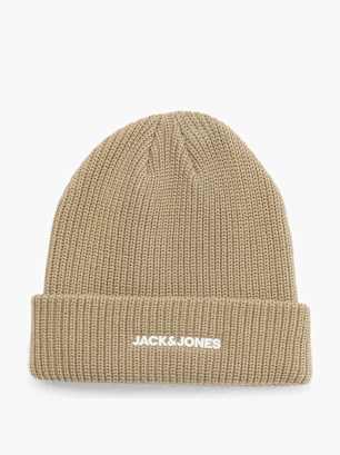 JACK & JONES Pletena kapa Bež