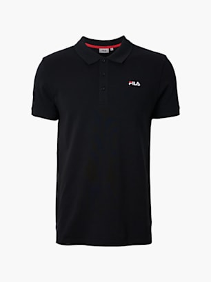 FILA Polo-Shirt Schwarz