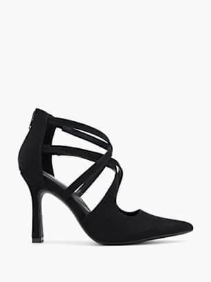 Graceland Strapped heel Black