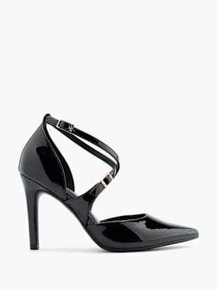 Catwalk Strapped heel Black