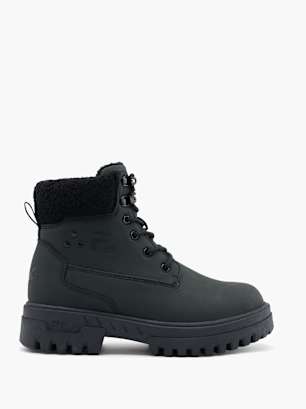 FILA Bota con cordones Negro