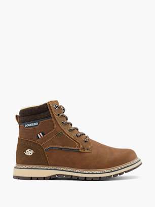 Dockers Bottes à lacets Cognac