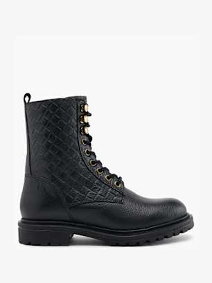 Graceland Bottes à lacets Noir