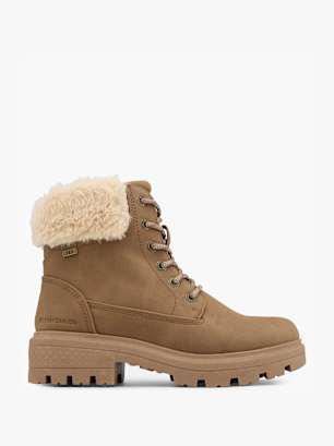 TOM TAILOR Bottes à lacets Beige