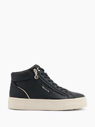 Tamaris Pantofi mid cut Negru