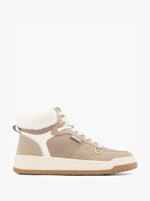 ESPRIT Високи маратонки Сиво-кафяв