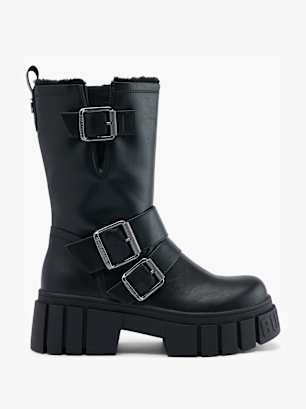 Buffalo Stiefelette Schwarz