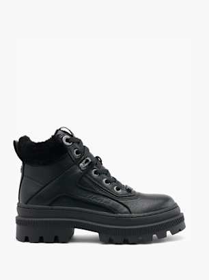 Buffalo Laced ankle boot Black