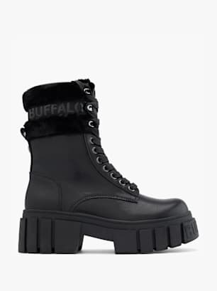 Buffalo Auliniai batai su raišteliais Juoda