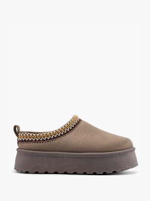 Graceland Chaussons Taupe