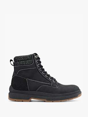 AM SHOE Šněrovací boty Černá