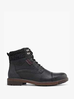 AM SHOE Ankelstøvle med snøre Sort