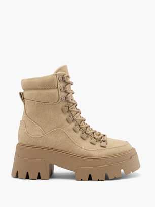 Catwalk Snørestøvle Beige