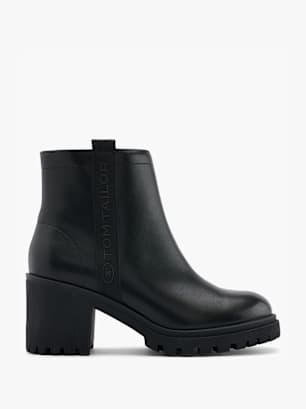 TOM TAILOR Stiefelette Schwarz