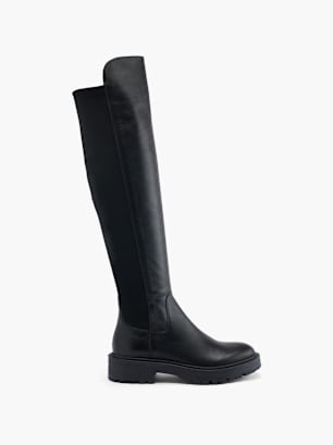 5th Avenue Overknee Schwarz