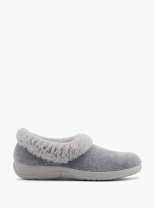 Casa mia Chaussons fourrés Gris