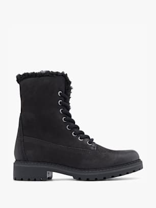 5th Avenue Bottes à lacets Noir