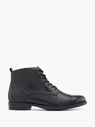 5th Avenue Ankelboot med snörning Svart