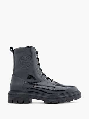 TOM TAILOR Schnürboots Schwarz