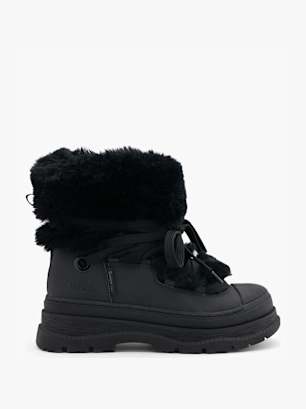 Bottes D'Hiver Joe Boxer Noir - Doublure Flanelle à Carreaux Rouge & Noir - Taille 11 US Femme - Occasion Propre