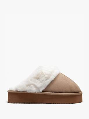 Casa mia Closed-back slipper Beige