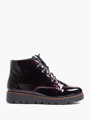 Rieker Laced ankle boot Burgundy