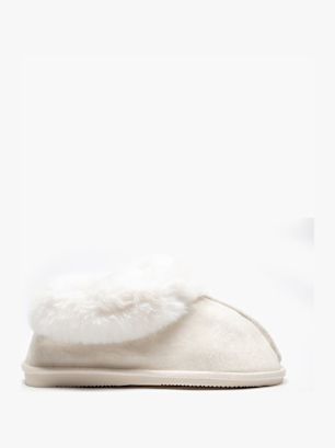 Casa mia Plush slipper Cream