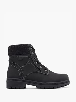 Easy Street Schnürboots Schwarz