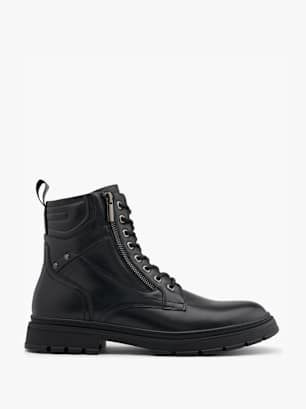 AM SHOE Stivale allacciato Nero